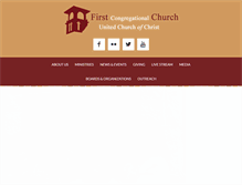 Tablet Screenshot of firstchurchatl.org